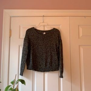 Oversized shimmer knit sweater size 4, H&M